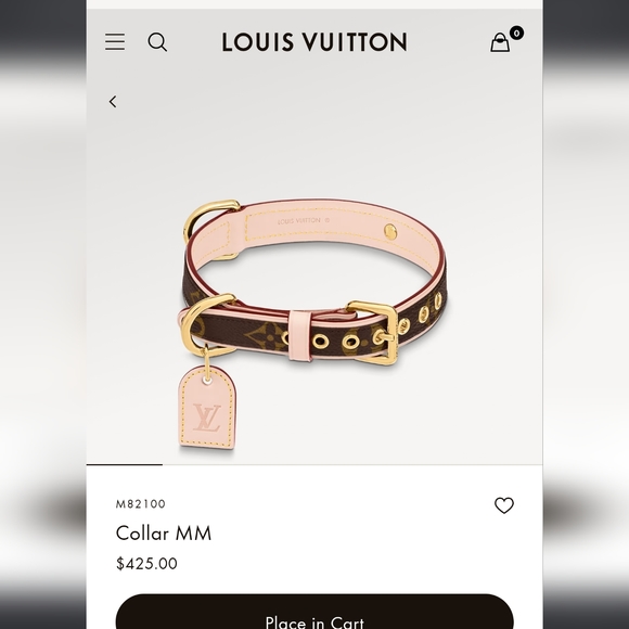 Louis Vuitton MM Monogram Dog Leash and Collar - Picture 16 of 16